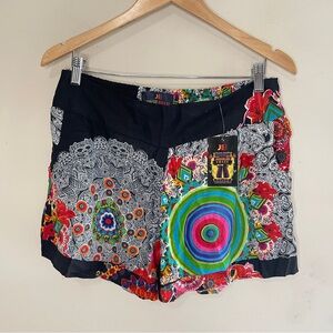 Desigual Women's Multicolor Patchwork Shorts